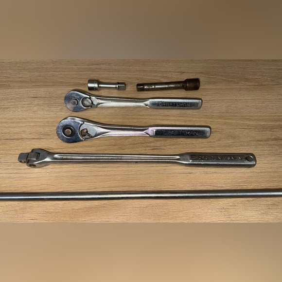 CRAFTSMAN Assorted Rackets/Extensions/Breaker bar tool set bundle. - Picture 2 of 7
